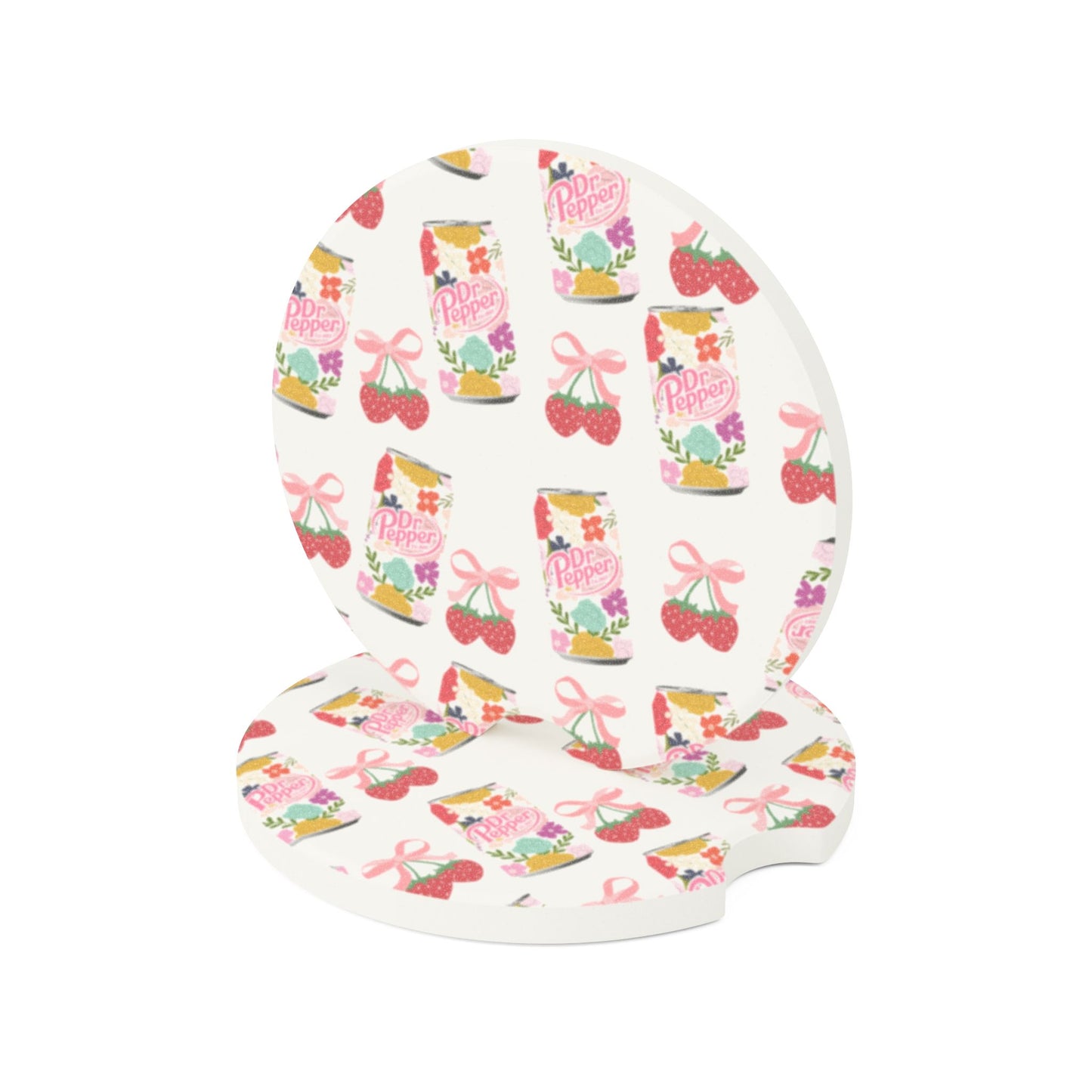 Vintage Strawberry Car Coaster