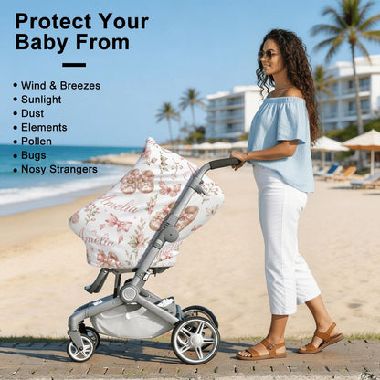 Amelia Baby Car Seat Cover