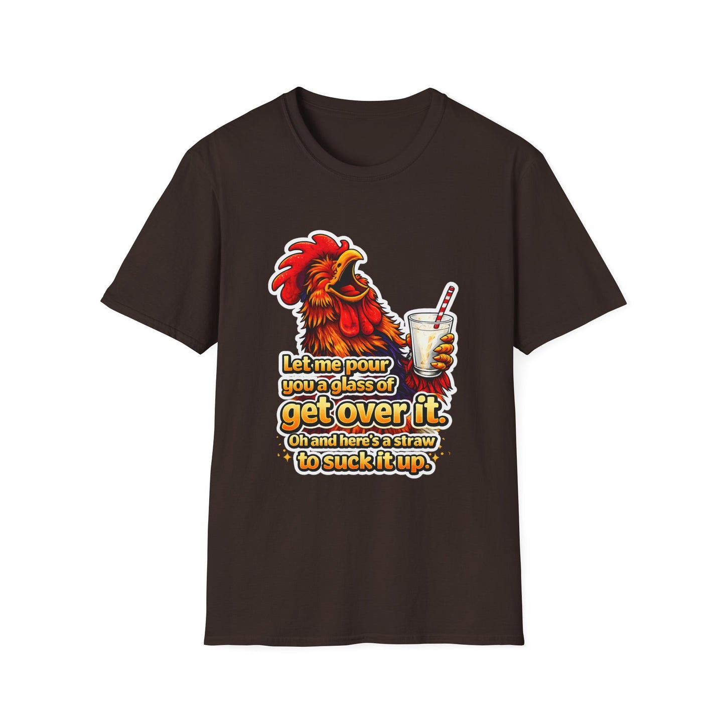 Rooster 'Get Over It' Graphic T-Shirt