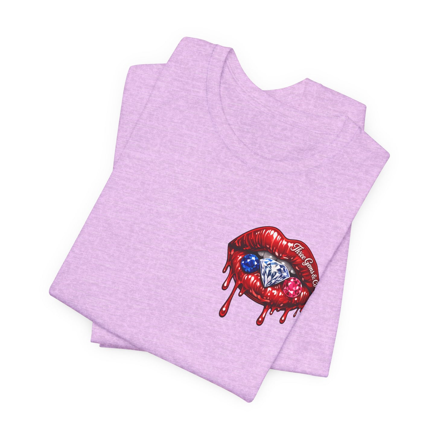 Dripping USA Lips Tee — “May the Booty Get Fatter” Graphic T-Shirt