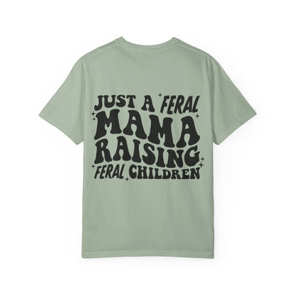 "Just a Feral Mama" Retro Graphic Tee