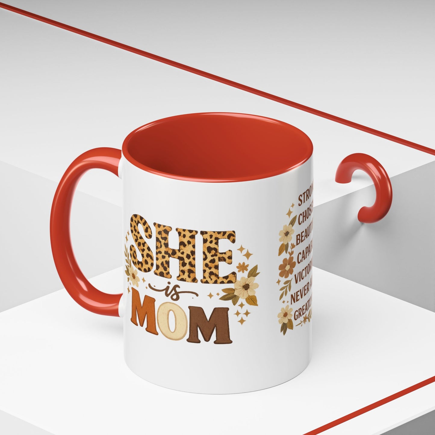 She Is Mom Scripture Coffee Mug (11/15oz)