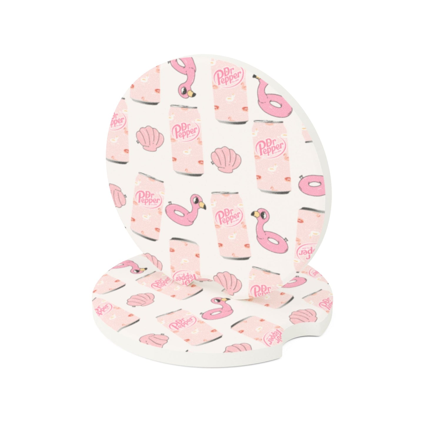 Flamingo Beach Car Coaster