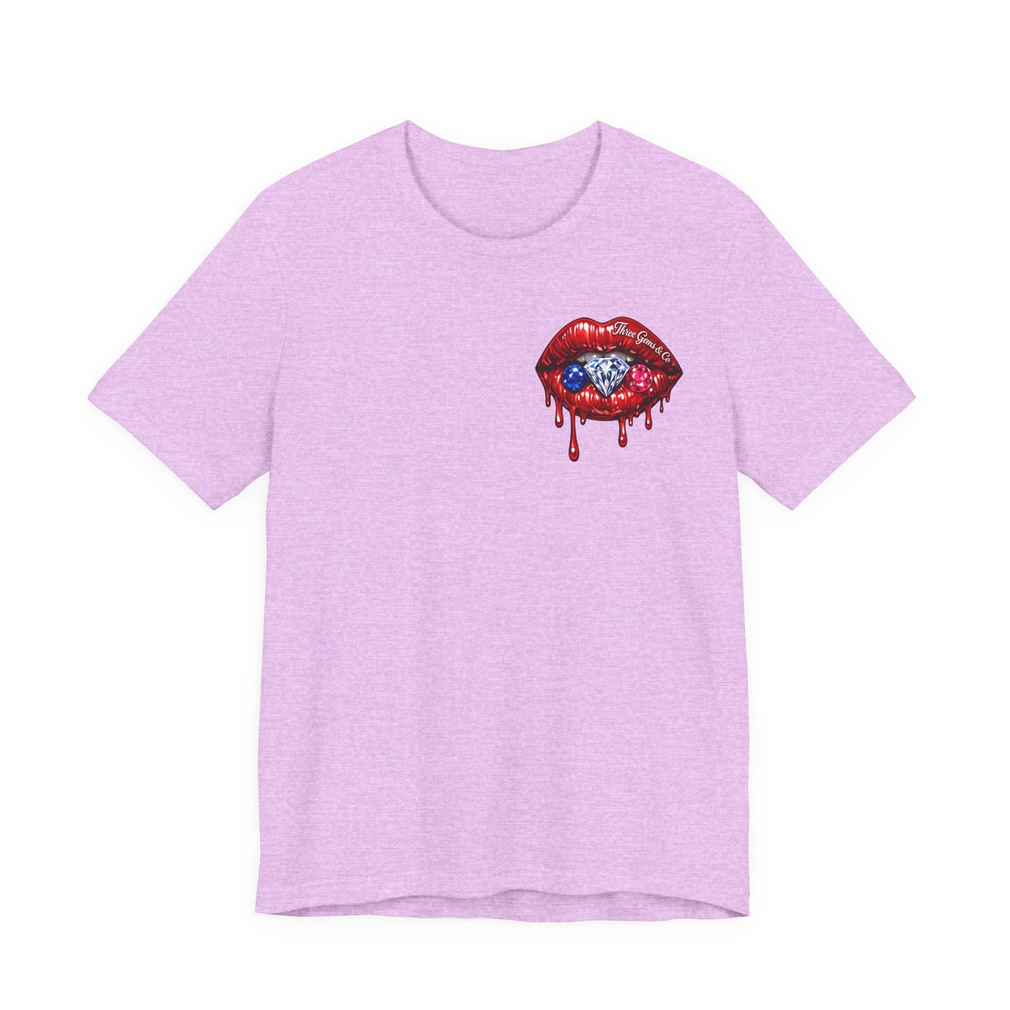 Dripping USA Lips Tee — “May the Booty Get Fatter” Graphic T-Shirt