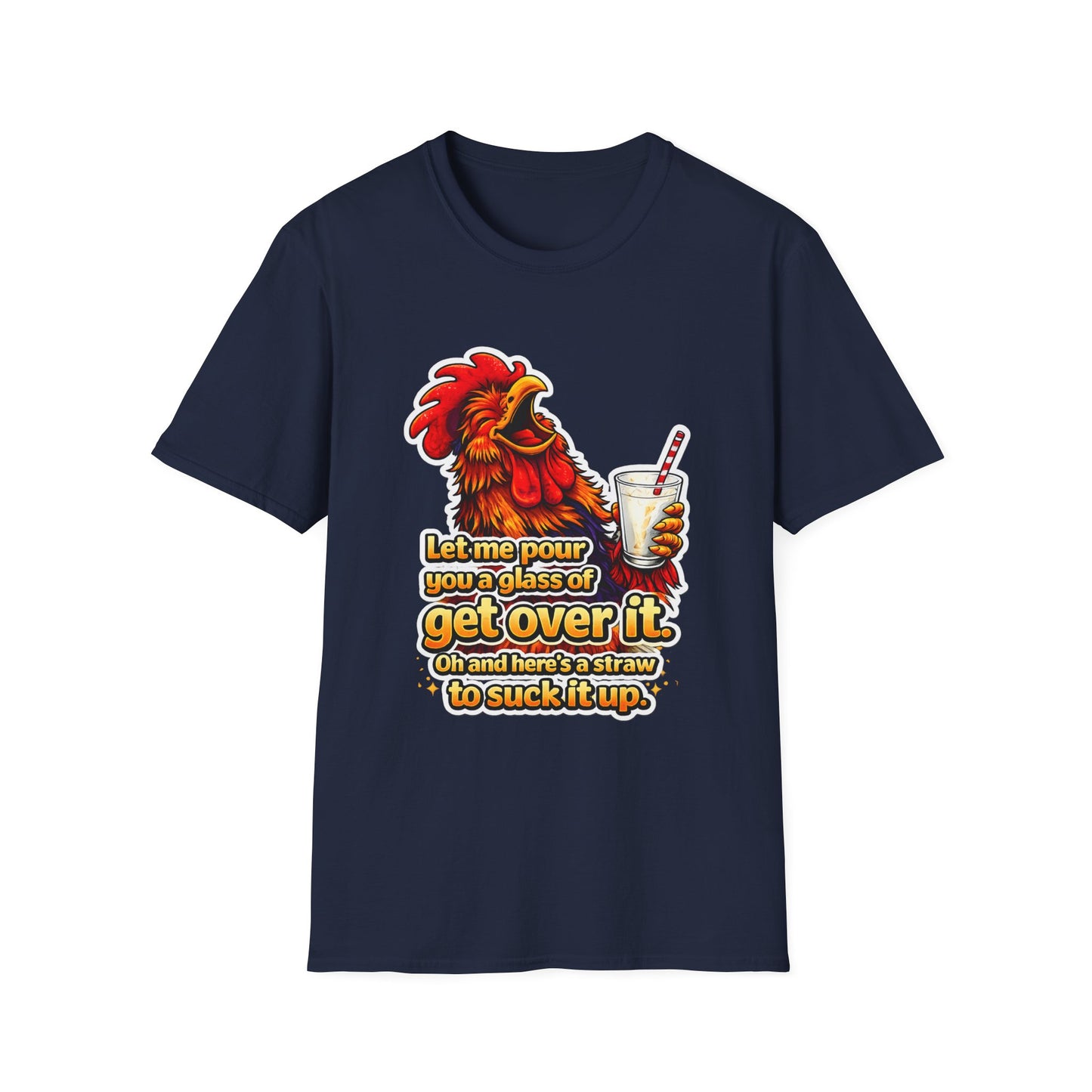 Rooster 'Get Over It' Graphic T-Shirt