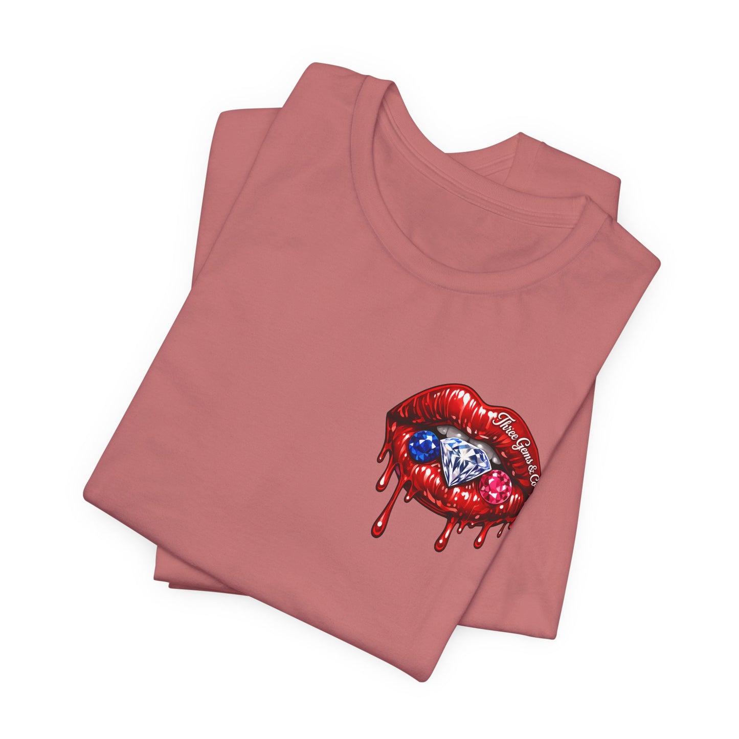Dripping USA Lips Tee — “May the Booty Get Fatter” Graphic T-Shirt
