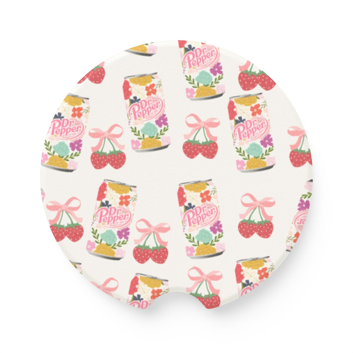 Vintage Strawberry Car Coaster