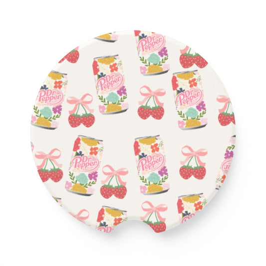 Vintage Strawberry Car Coaster