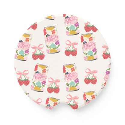 Vintage Strawberry Car Coaster