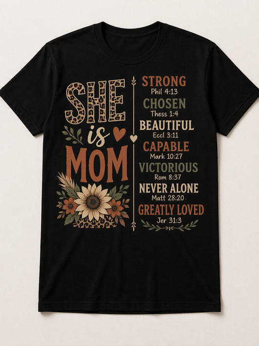 She Is A Mom T-Shirt