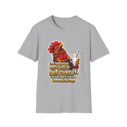 Rooster 'Get Over It' Graphic T-Shirt