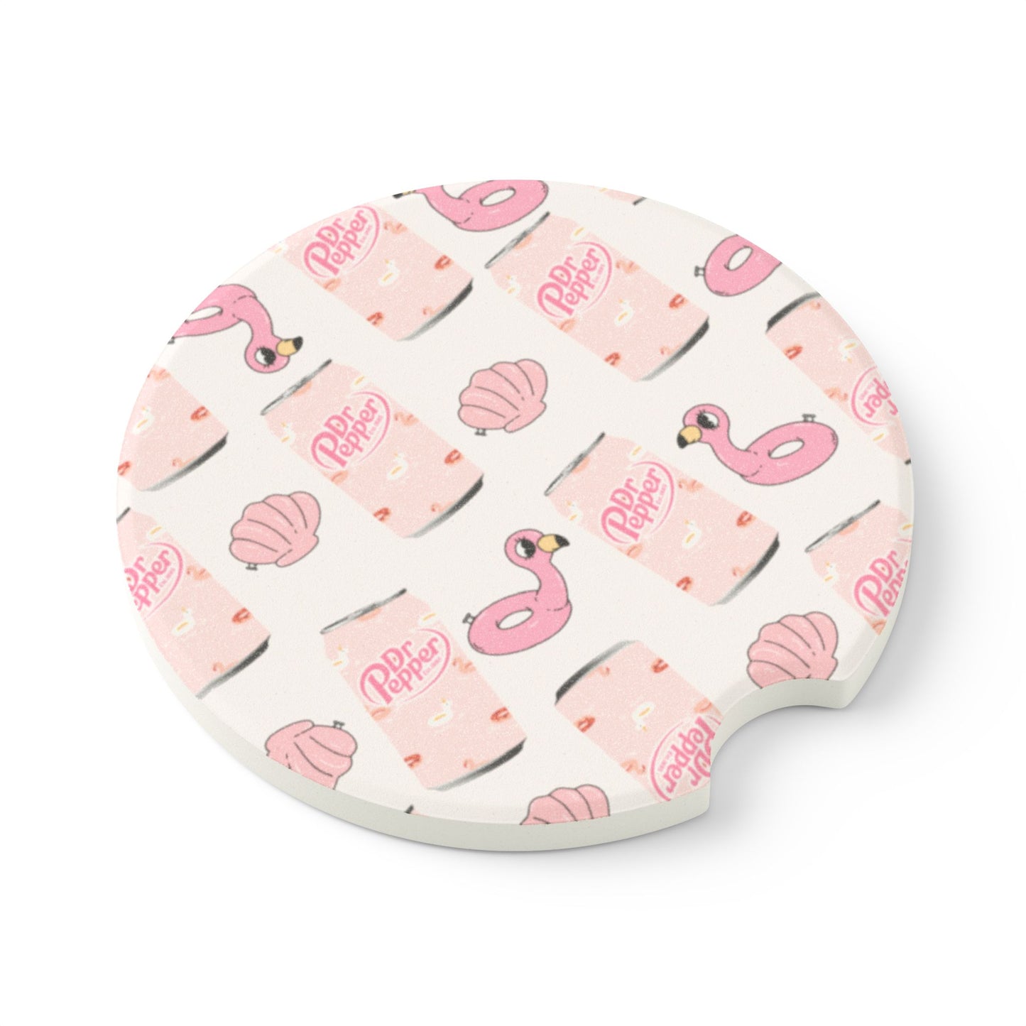 Flamingo Beach Car Coaster