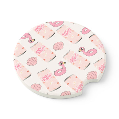 Flamingo Beach Car Coaster