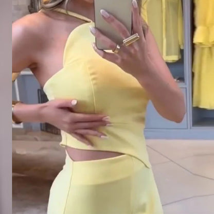 Sexy Hollow Back Jumpsuit