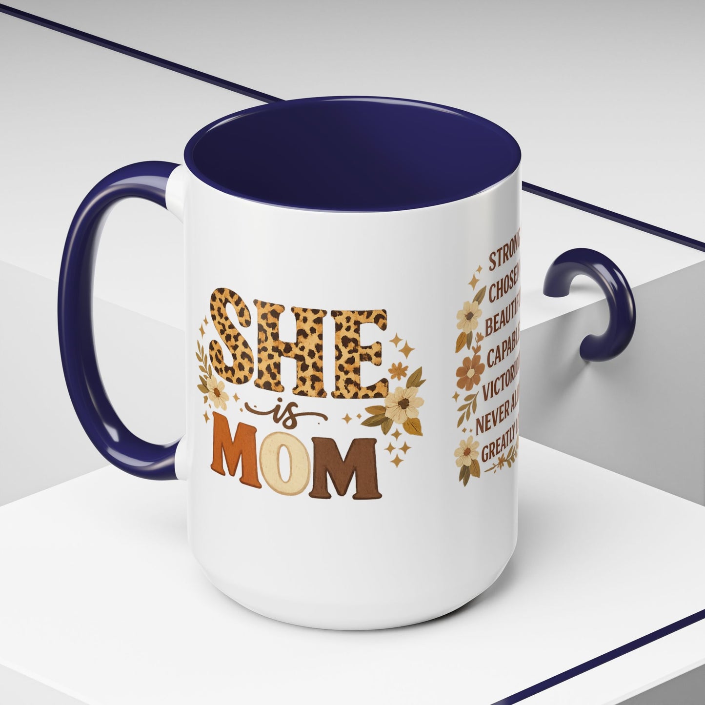 She Is Mom Scripture Coffee Mug (11/15oz)