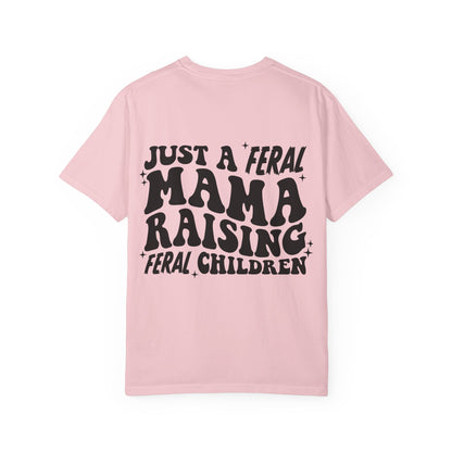"Just a Feral Mama" Retro Graphic Tee
