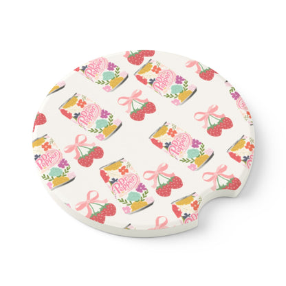 Vintage Strawberry Car Coaster