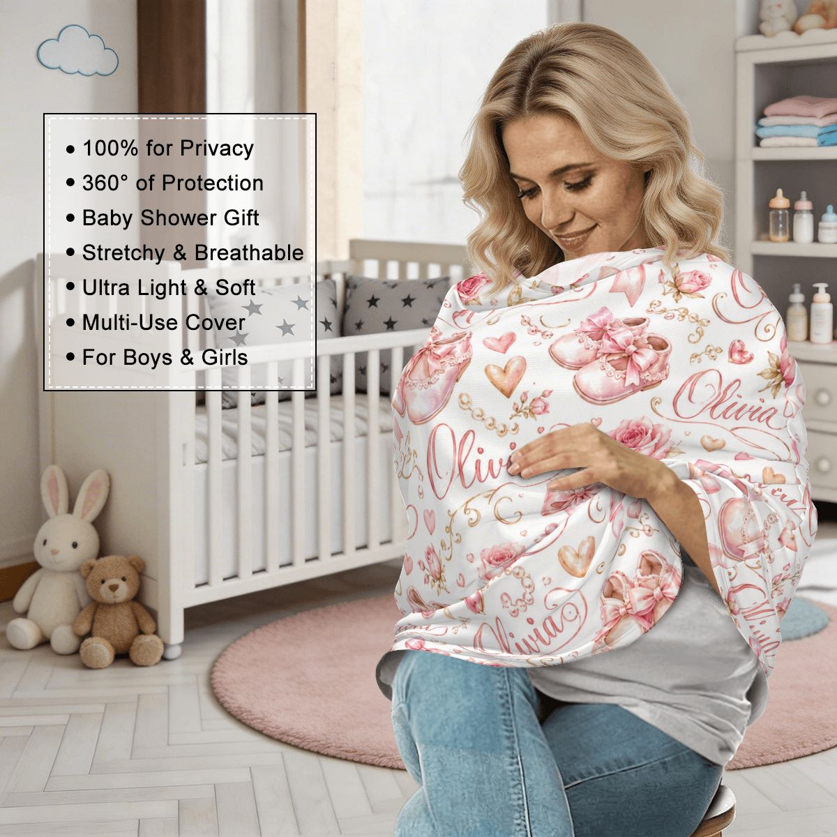 Olivia Baby Car Seat Cover