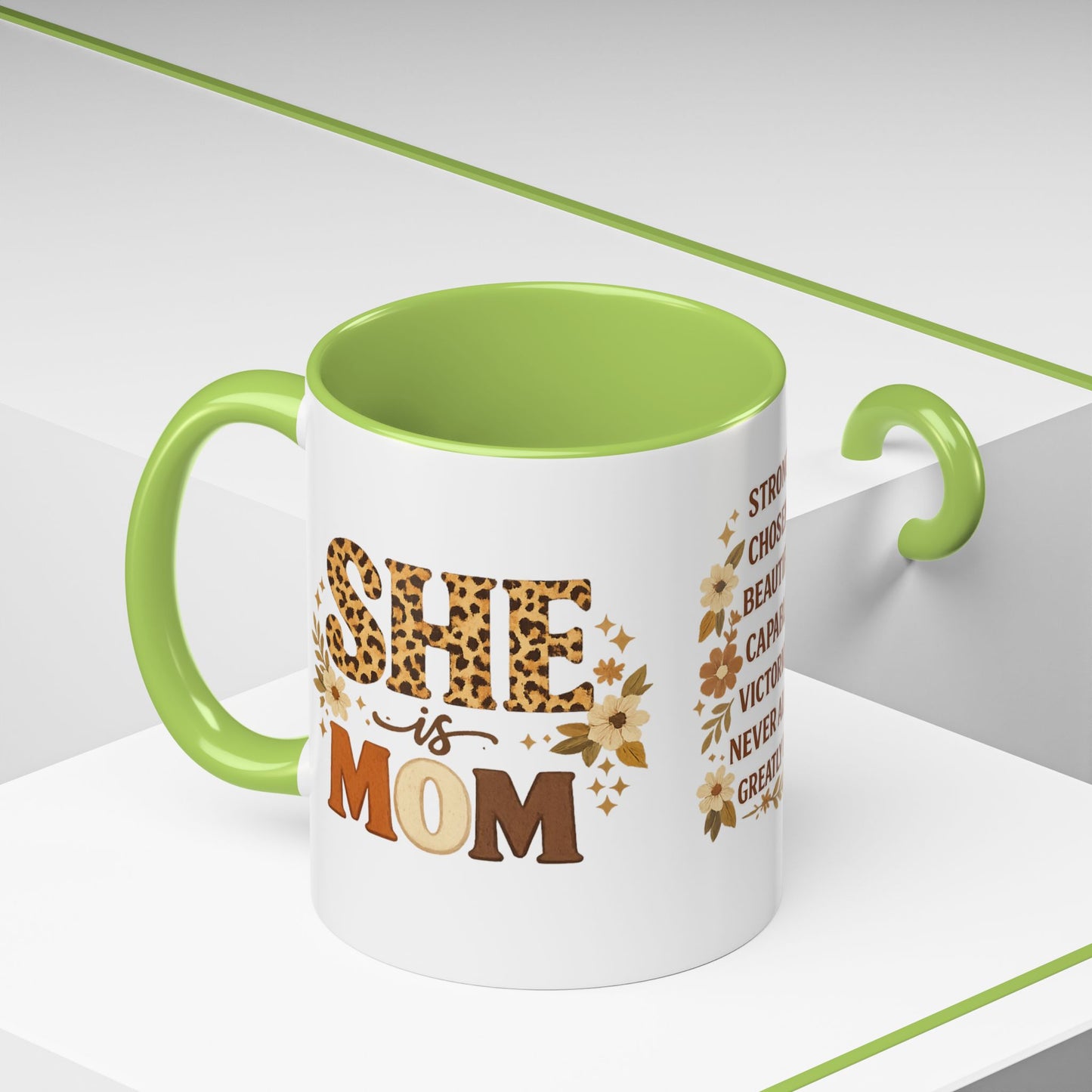 She Is Mom Scripture Coffee Mug (11/15oz)