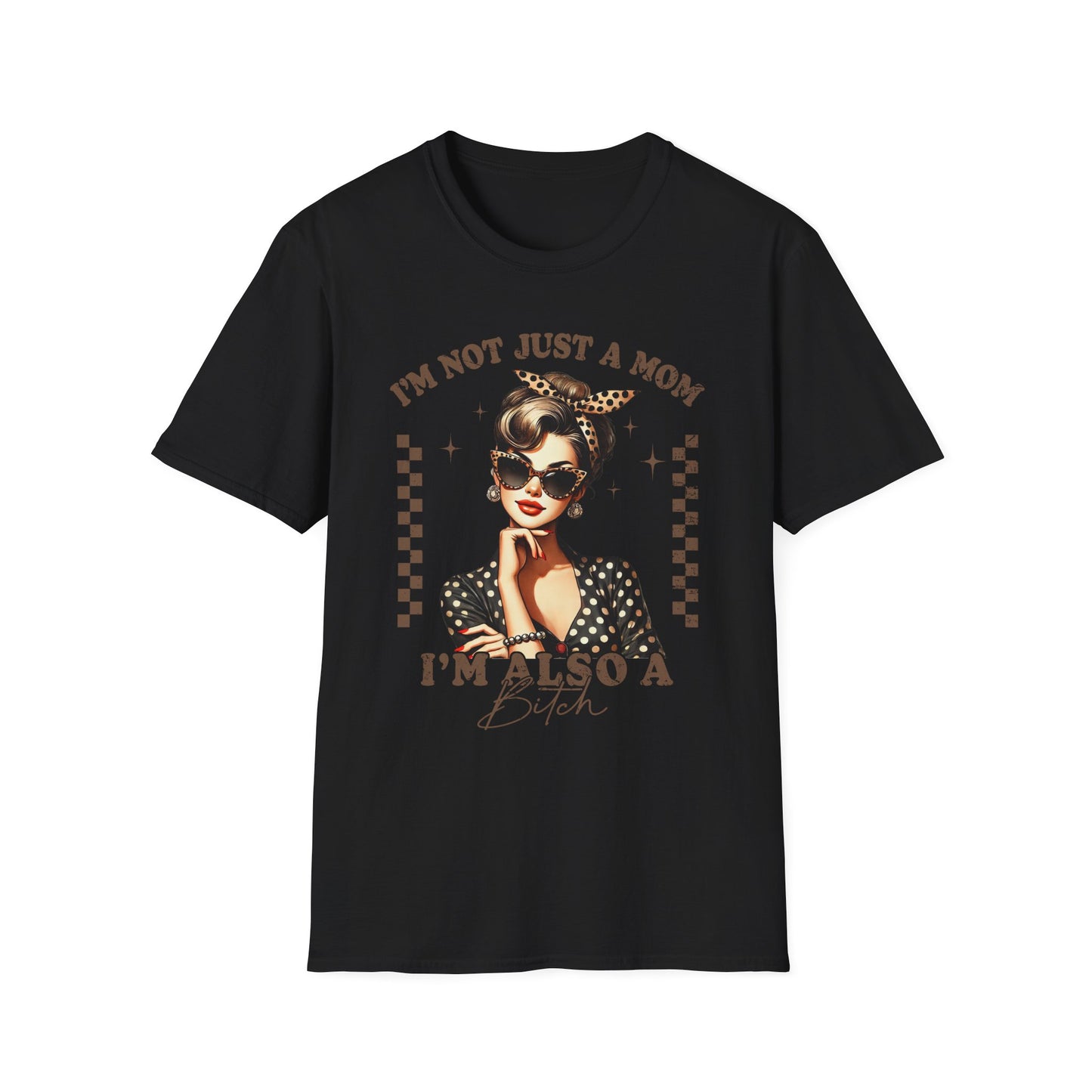 Vintage Pinup Mom Graphic T-Shirt