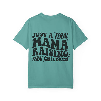 "Just a Feral Mama" Retro Graphic Tee