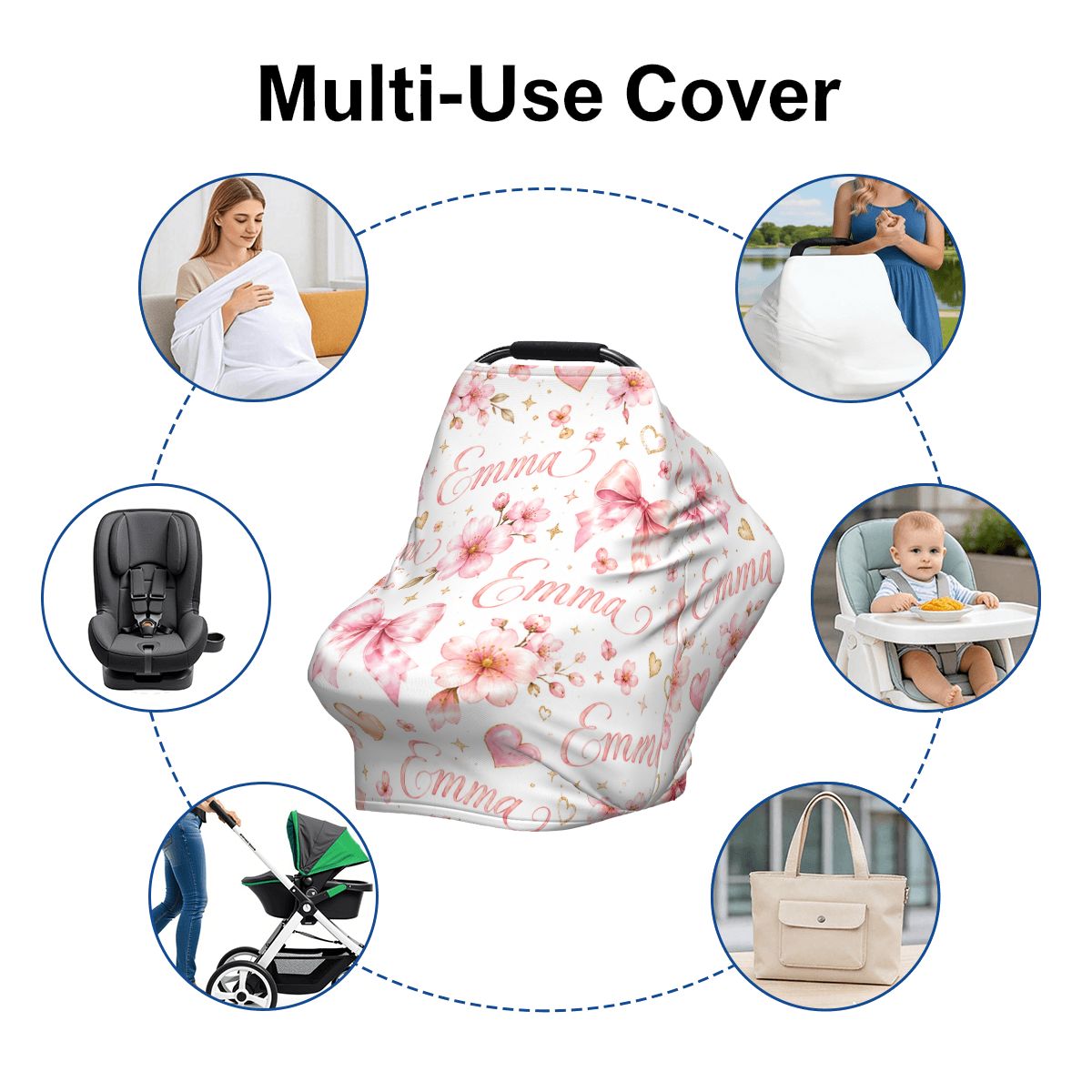 Emma Baby Car Seat Cover