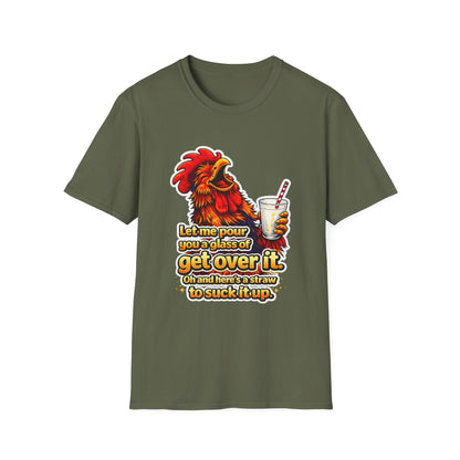 Rooster 'Get Over It' Graphic T-Shirt