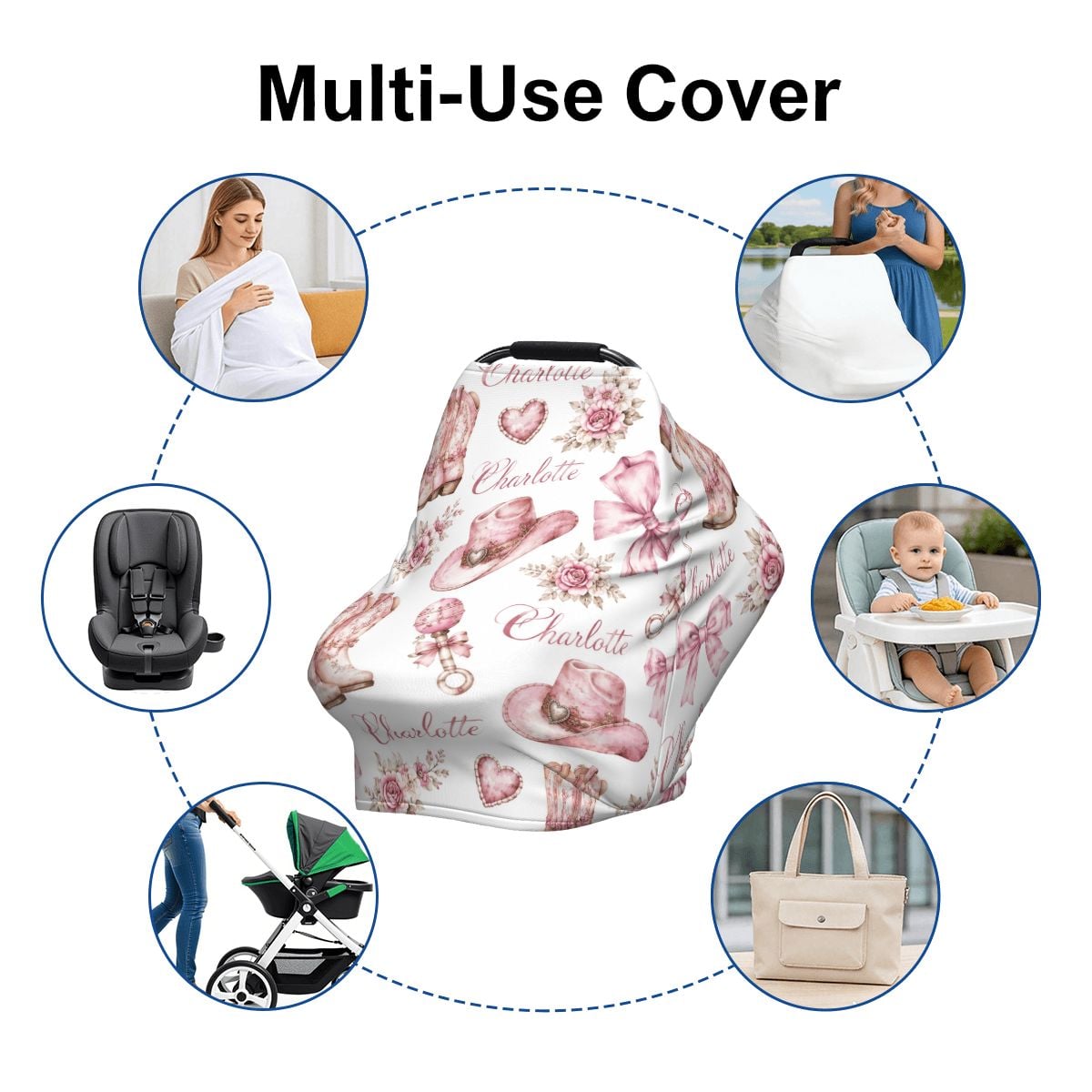 Charlotte Baby Car Seat Cover