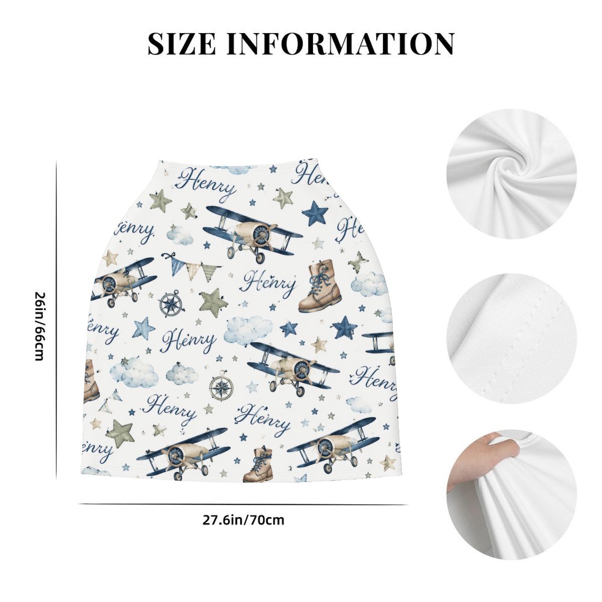 Henry Baby Car Seat Cover