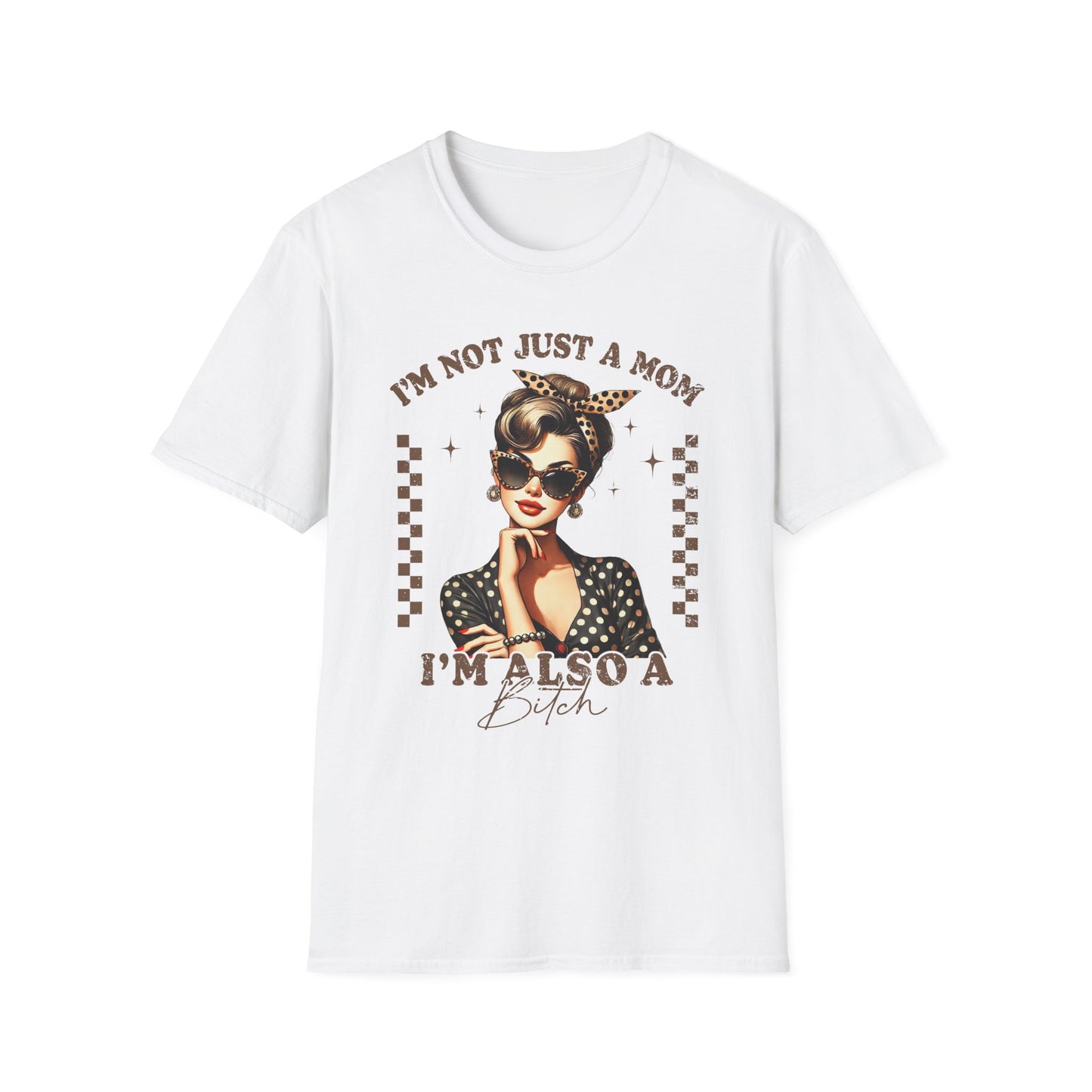 Vintage Pinup Mom Graphic T-Shirt
