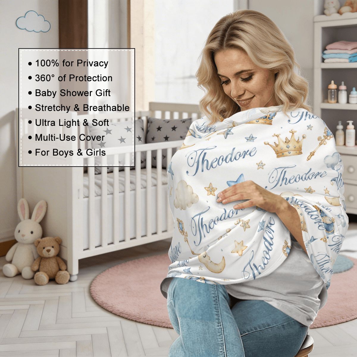 Theodore Baby Car Seat Cover