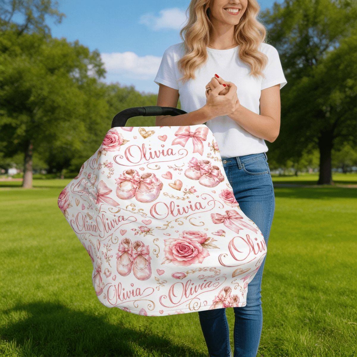 Olivia Baby Car Seat Cover
