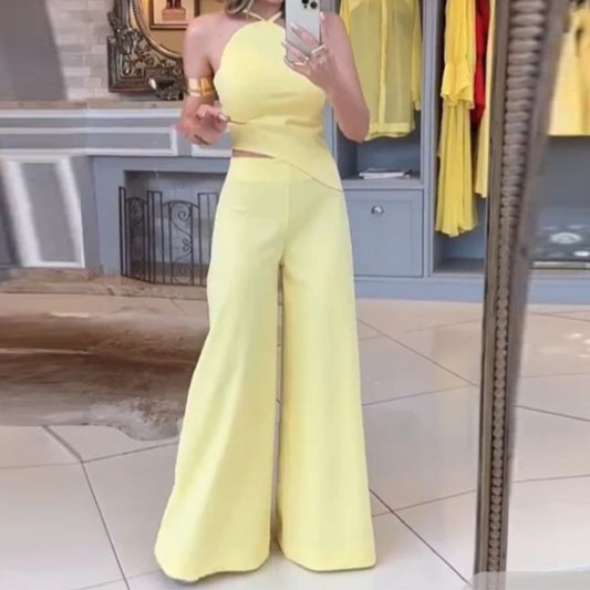 Sexy Hollow Back Jumpsuit