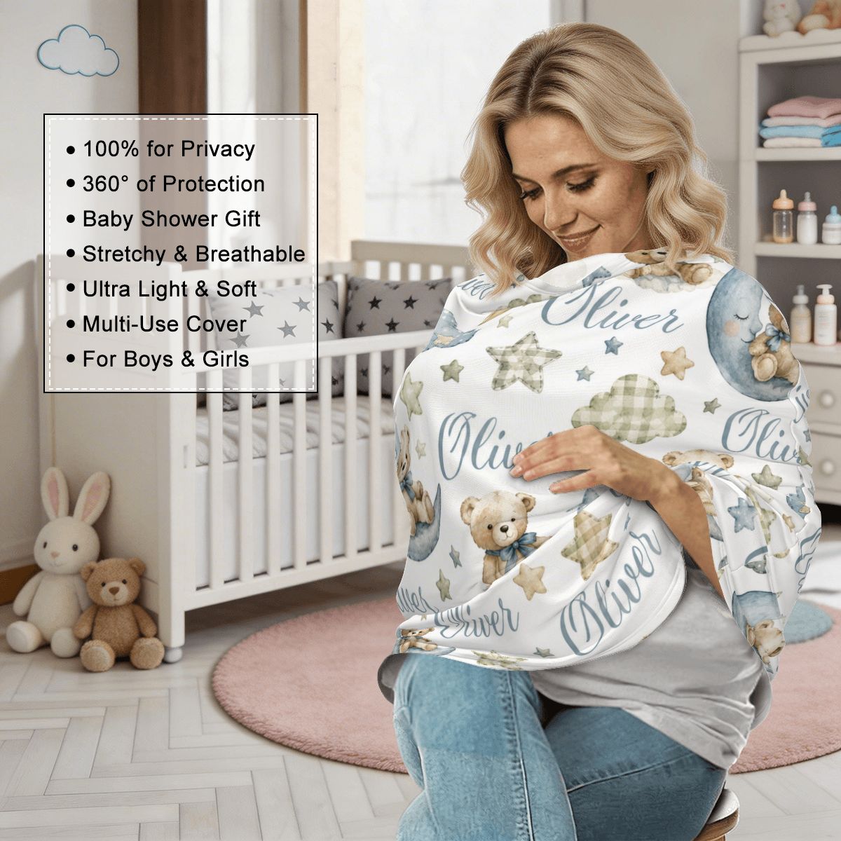 Oliver Baby Car Seat Cover