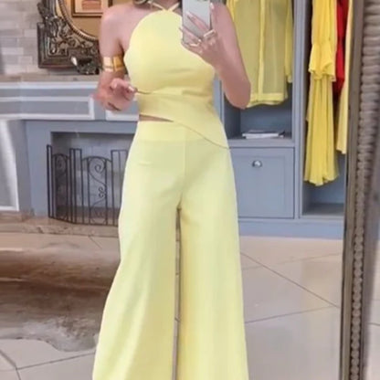 Sexy Hollow Back Jumpsuit
